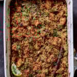 Lucknowi biryani in the pan