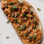 beans do pyaza served as beans on toast