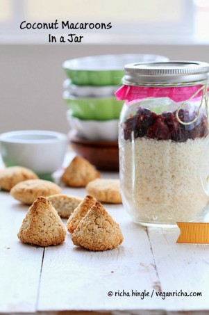 Coconut Macaroon Mix in a Jar #vegan #glutenfree #veganricha