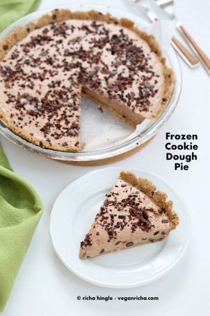Vegan Cookie Dough Pie | Vegan Richa #glutenfree #veganricha #vegan