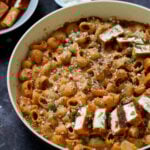 pan of vegan marry me chicken