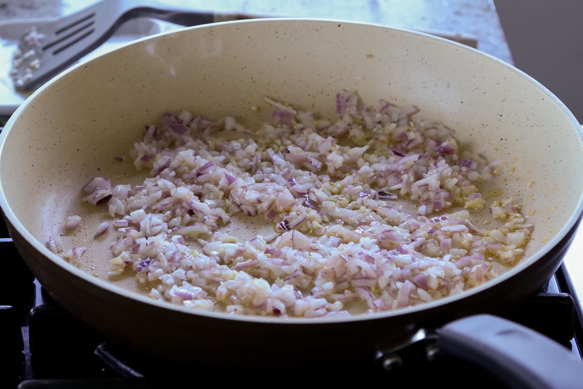 translucent onion, after cooking