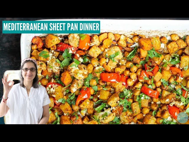 This MEDITERRANEAN SHEET PAN DINNER is Perfect for Meal Prep!
