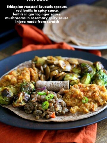 Teff Love - Ethiopian Food #glutenfree #veganricha #vegan